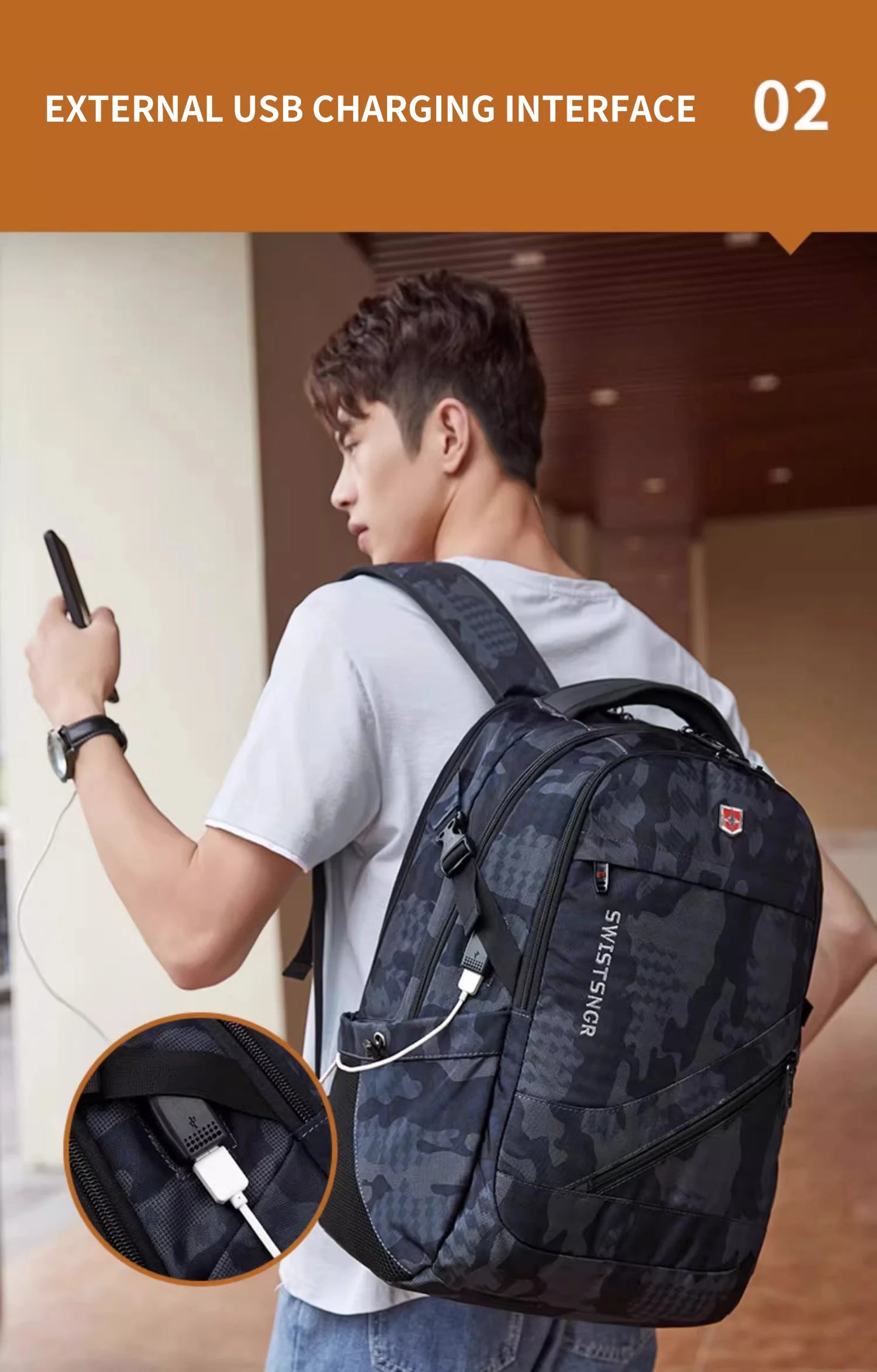 Large Waterproof Airplane Travel Backpack Men Laptop Computer Backpack 17 Inch Fashion Japanese School Bags for Children Mochila