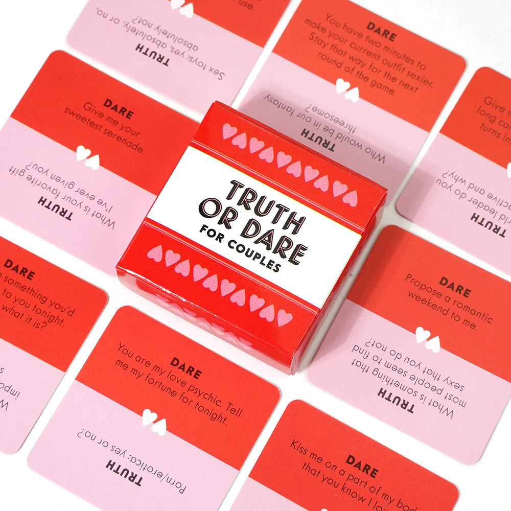 Truth or Dare for Couples Card Game Drunk Couples Drinking Game Card