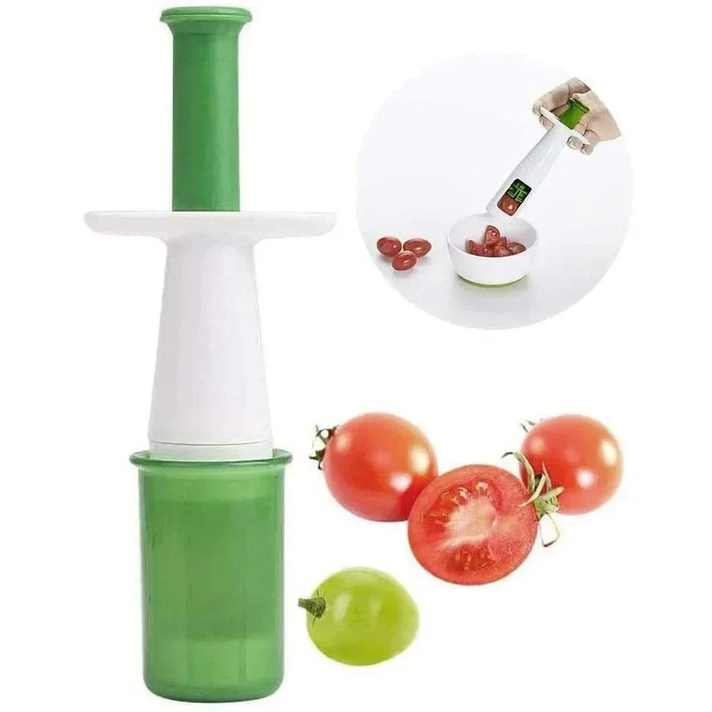 1 PC Tomato Slicer Cutter Grape Tools  Cherry Fruit Salad Splitter Kitchen Gadgets and Accessories Vegetable Cutter Home Gadgets