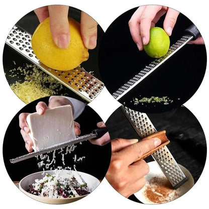 New Stainless Steel Cheese Grater Slicer Lemon Zester Chocolate Chopper Fruit Peeler Planer Vegetables Cutter Kitchen Gadgets