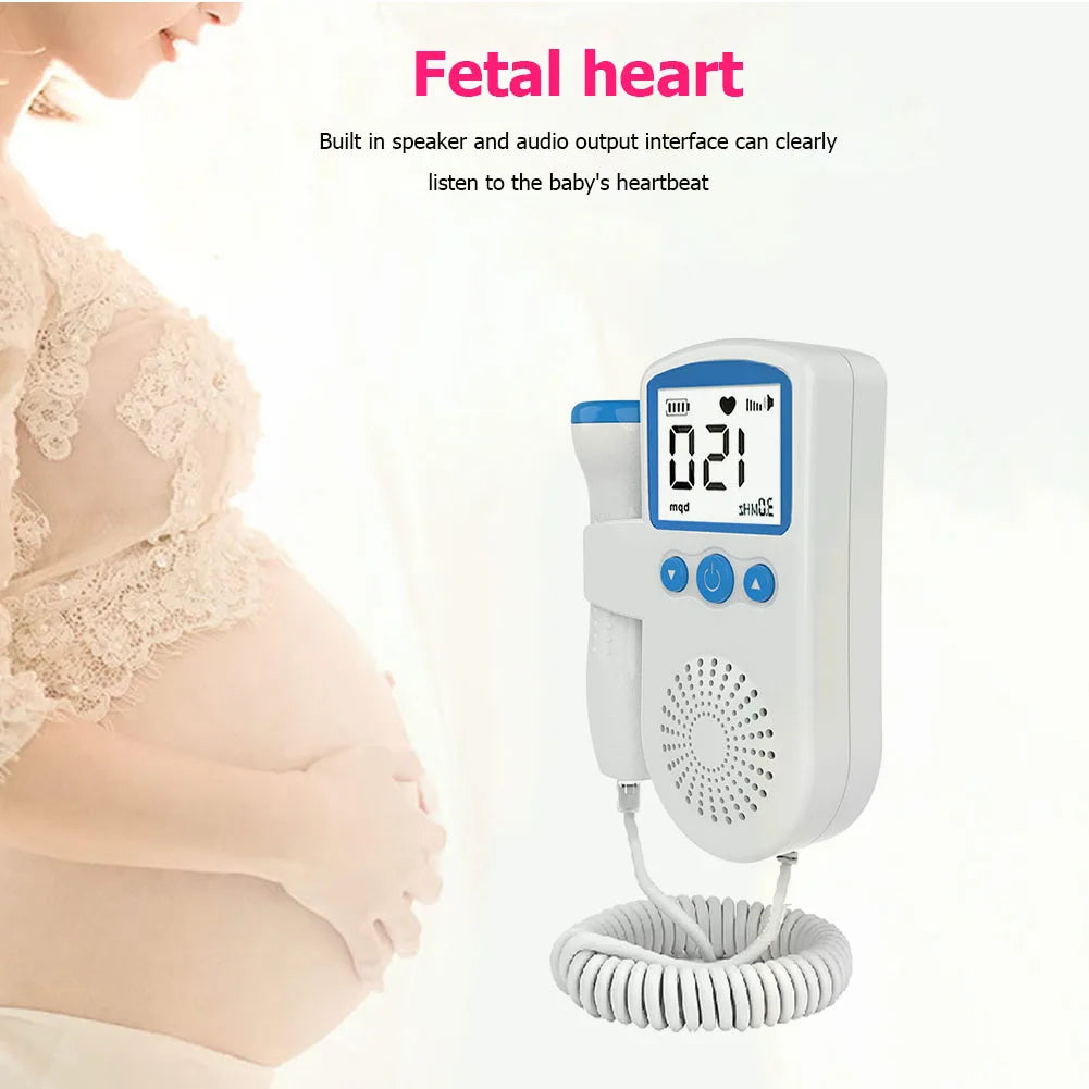 Baby Heart Rate Sensor Pregnant Women Fetal Heart Rate Meter Heartbeat Detector