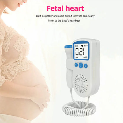 Baby Heart Rate Sensor Pregnant Women Fetal Heart Rate Meter Heartbeat Detector