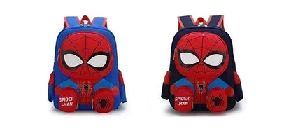 Spiderman Backpacks Super Heroes Student School Bag Cartoon 3d Stereo Kindergarten Backpack Children's Travel Bag Birthday Gift