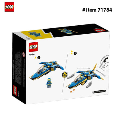 LEGO 71784 NINJAGO Jay’s Lightning Jet EVO , Collectible Birthday Gift Idea for , Kids, Boys and Girls Ages 6 and Up