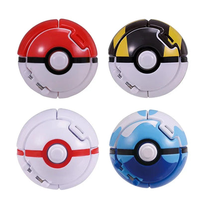 Pokemon Elf Ball Pokeball Anime Figure Cartoons Pikachu Charizard Piplup Kyogre Pocket Monster Pet Anime Action Model Toy Gifts