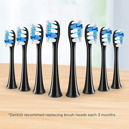 Fairywill P11 T9 P80 Electric Toothbrush Replacement Brush Heads,Compatible with fairywill P11 T9 P80,4/8/16pcs