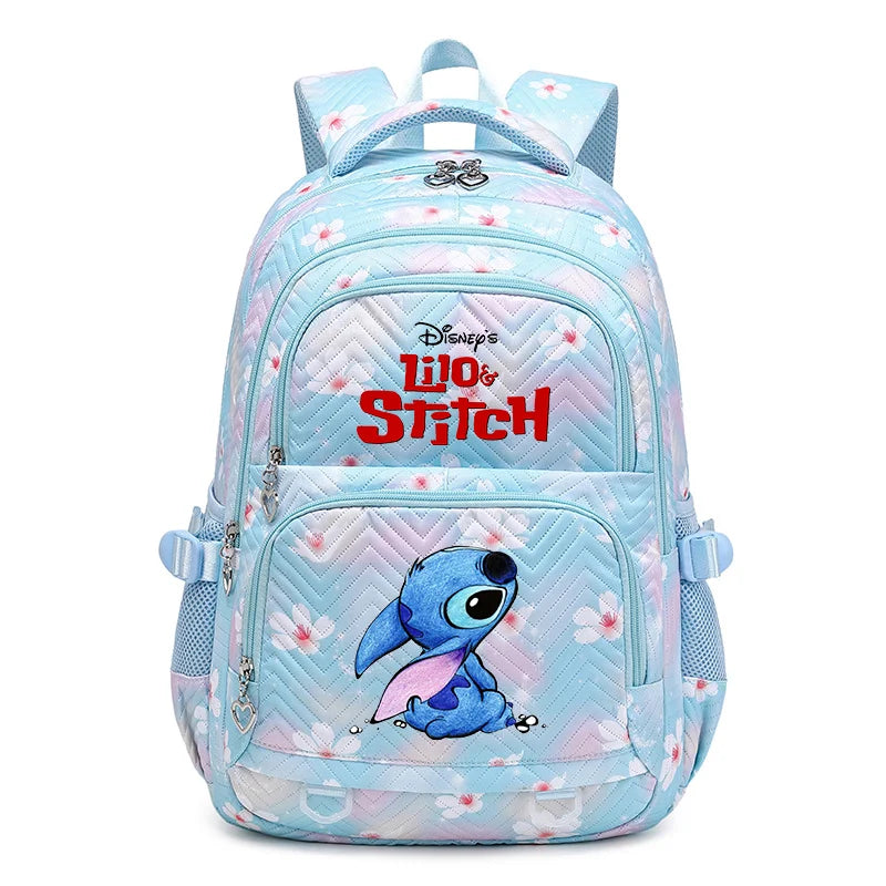 Disney Lilo Stitch Waterproof Women Backpack Female Travel Bag Backpacks Schoolbag for Teenage Girls Bookbag Mochila