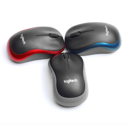 Logitech M185 Wireless Mouse 2.4 GHz USB 1000DPI 3 Buttons Silent Gaming Optical Navigation Mice for PC/Laptop Mouse Gamer