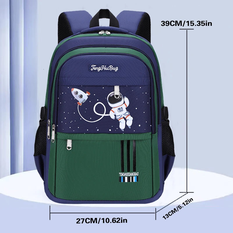 New CHILDREN'S Shoulder Bag Elementary School Students Schoolbag Boys One, Two, Three, Four, Five, Six Years Old 6-12 Years Old