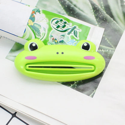 Cartoon Animal Toothpaste Squeezer Easy Use For Children Dispenser Kitchen Gadget Useful Home Tools Bathroom Plastic Tooth Paste