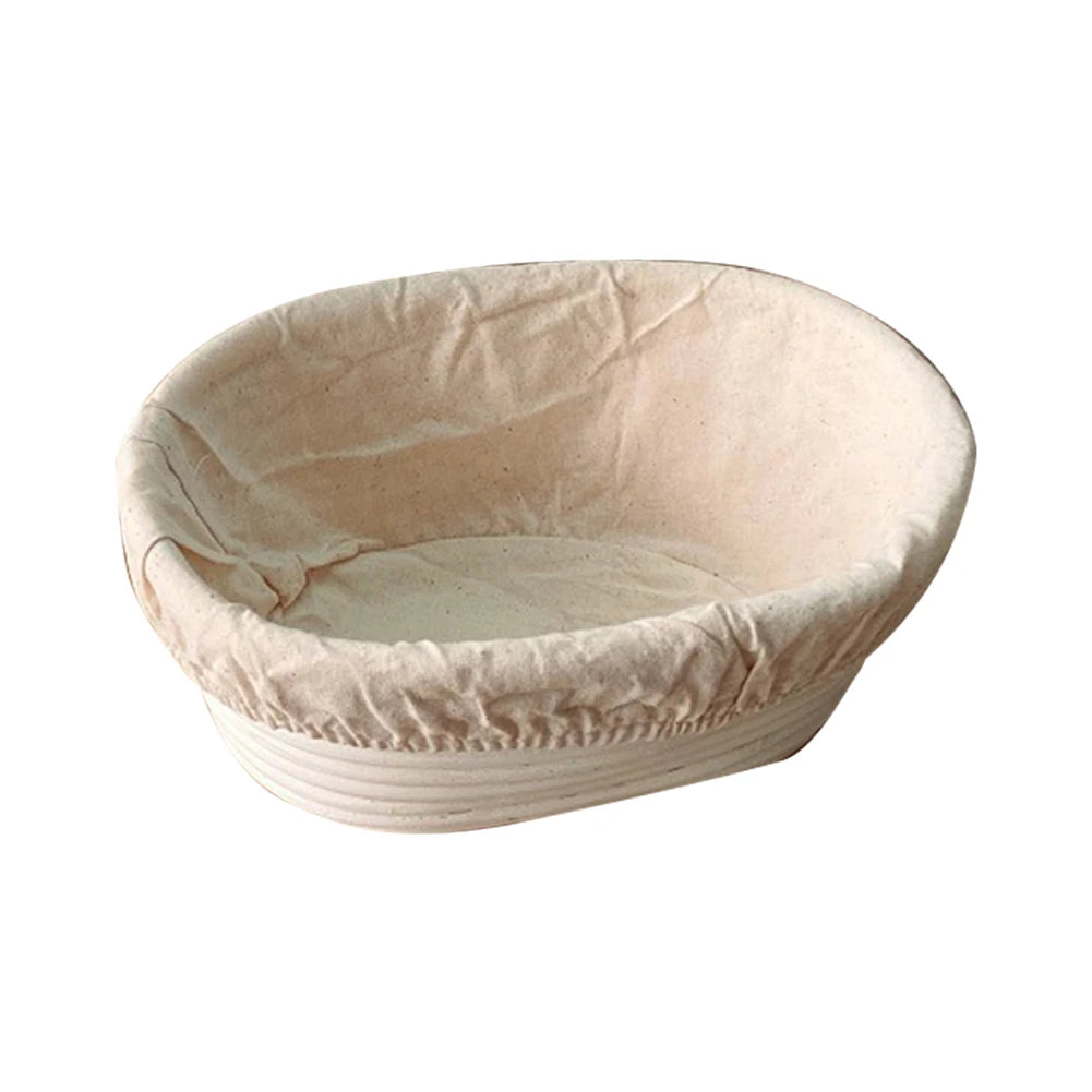 Oval Banneton Bread Proofing Basket Round Sourdough Proofing Bowls for Artisan Bread Making for Professionals and Home Bakers