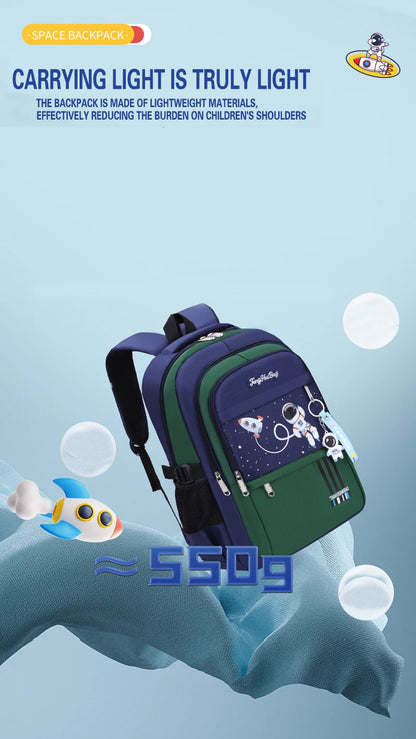 New CHILDREN'S Shoulder Bag Elementary School Students Schoolbag Boys One, Two, Three, Four, Five, Six Years Old 6-12 Years Old