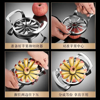 Large Household Multi-Function Fruit Slicer, 304 Stainless Steel Apple Slicer, Kitchen Gadgets and Accessories, Kitchen Items