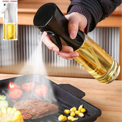 200ml/300ml Oil Spray Bottle Kitchen BBQ Cooking Olive Oil Dispenser Camping Baking Empty Vinegar Soy Sauce Sprayer Containers