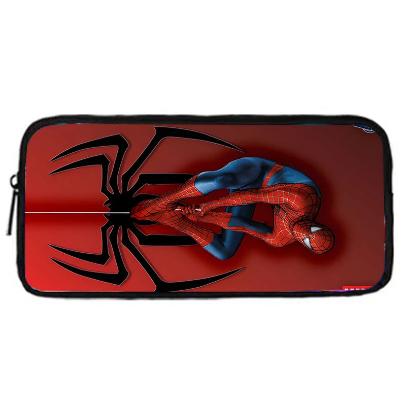 3Pcs Set anime Spiders-man Child Backpacks Shoulder Bag Pencil Case Pupil Large Capacity School Bags for Boys Girls Best Gift