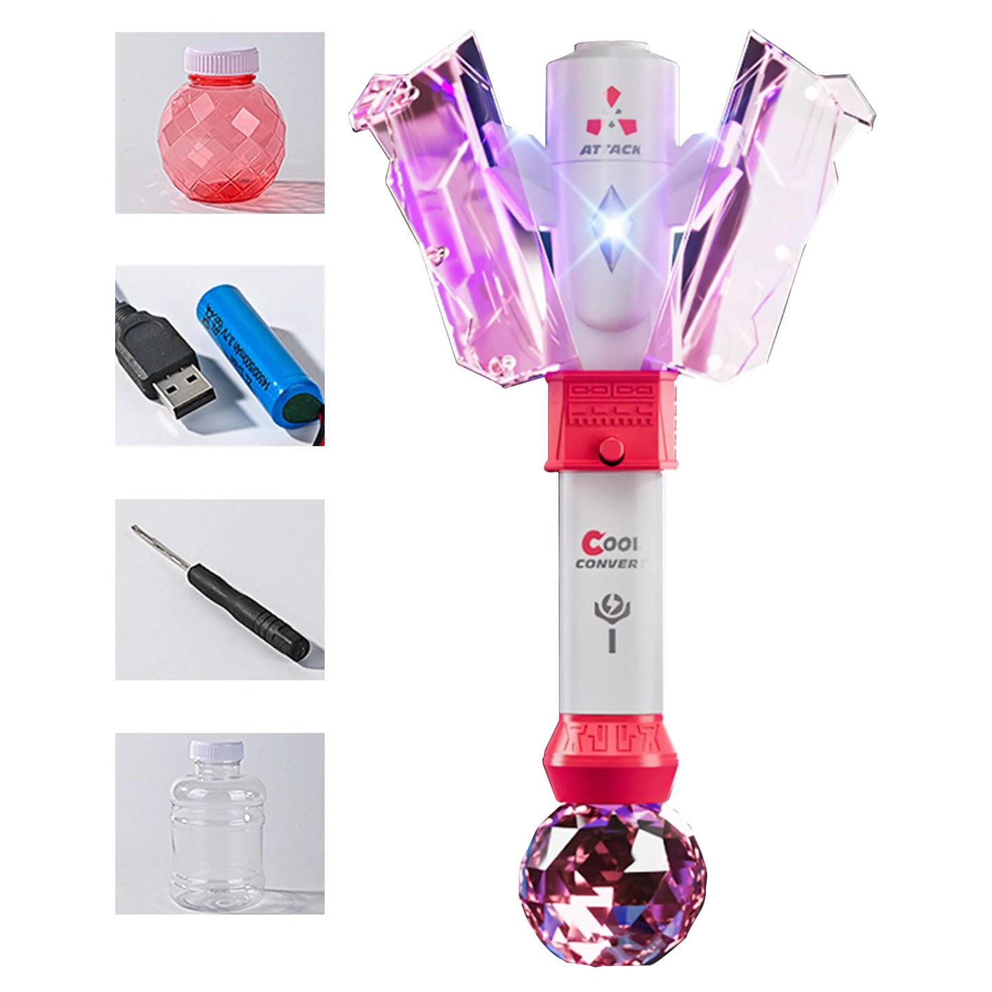 New Kids Electric Water Gun,Summer Full-Automatic Transformer Style Water-Spray Toy with Light,Handheld Beach Water Gun Toys