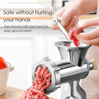 Adjustable Heavy Duty Meat Mincer Grinder Hand Operated Manual Kitchen Noodles Grinder Sausage Filler Fruit Beef Pasta Maker