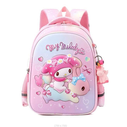 Lovely Kuromi Melody New Backpack For Girls Hello Kitty Princess School Bags Kids Satchels Kindergarten Bookbag Mochila Infantil