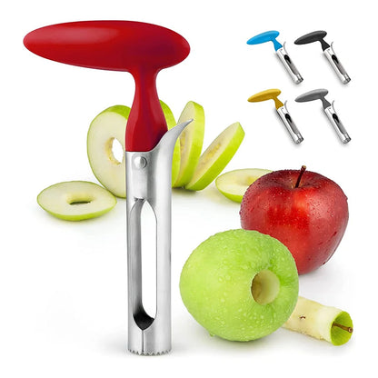 Stainless Steel Apple Corer Fruit Seed Core Remover Pear Apple Corer Seeder Slicer Knife Durable Kitchen Gadgets Vegetable Tools