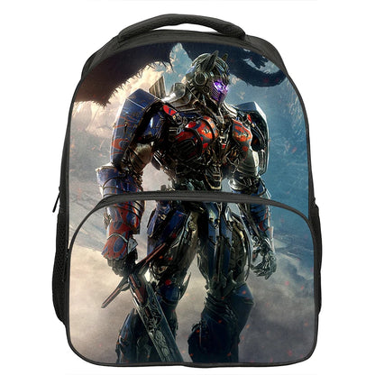 T-Transformers Popular Movies Child School Backpack 3pcs Set Shoulder Bags Pencil Case Book Bags for Boys Girls Best Gift