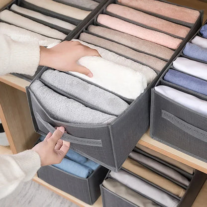 Jeans Pants Storage Box Wardrobe Clothes Organizer Cabinet Drawers Organizer for Underwear Bra Socks T-Shirt Organizers storage