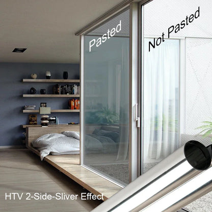 2/3/5M One Way Mirror Window Film Vinyl Self-adhesive Reflective Solar Film Privacy Window Tint for Home Silver Glass Sticker