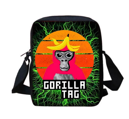 Novelty Cool Gorilla tag Child School Backpack With Shoulder Bag Pencil Bags School Bags for Boys Girls Best Gift