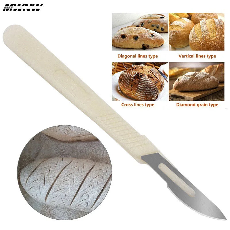 Bread Cutter French Bread Blades Carving Knife Kitchen Gadgets Baking Accessory Patterned Bread Cutting Baking Pastry Tools