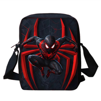 3Pcs Set anime Spiders-man Child Backpacks Shoulder Bag Pencil Case Pupil Large Capacity School Bags for Boys Girls Best Gift