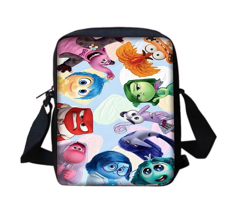 Cute Cartoon Inside Out 2 Child School Backpack With Shoulder Bag Pencil Bags School Bags for Boys Girls Best Gift