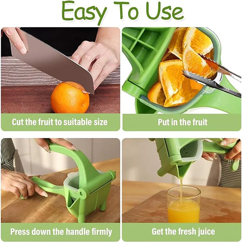 Manual Juicer Processor Juice Fruit Pressing Citrus Orange Juicer Lemon Hand Press Portable Home Kitchen Fruit Tool Accessories