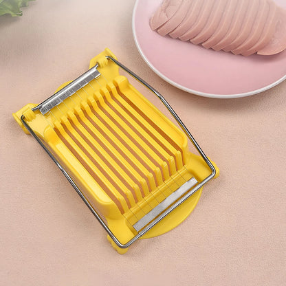 Luncheon Meat Slicer Multifunctional Stainless Steel Spam Ham Fruit Vegetables Egg Cheese Kitchen Cutter Slicers Gadgets Items