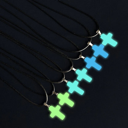 7PCS's Multi -Style Luminous Pendant Necklace, Suitable for Women, Men's Daily Wear, Will Emit Bright Pendant Necklaces