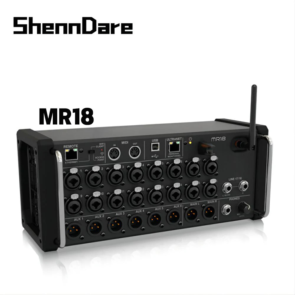 Air1:1 XR16/MR18 Professional Digital Mixing Studio Recording Console Dj Studio Wifi Digital Mixer Audio Multi-track Sound Table