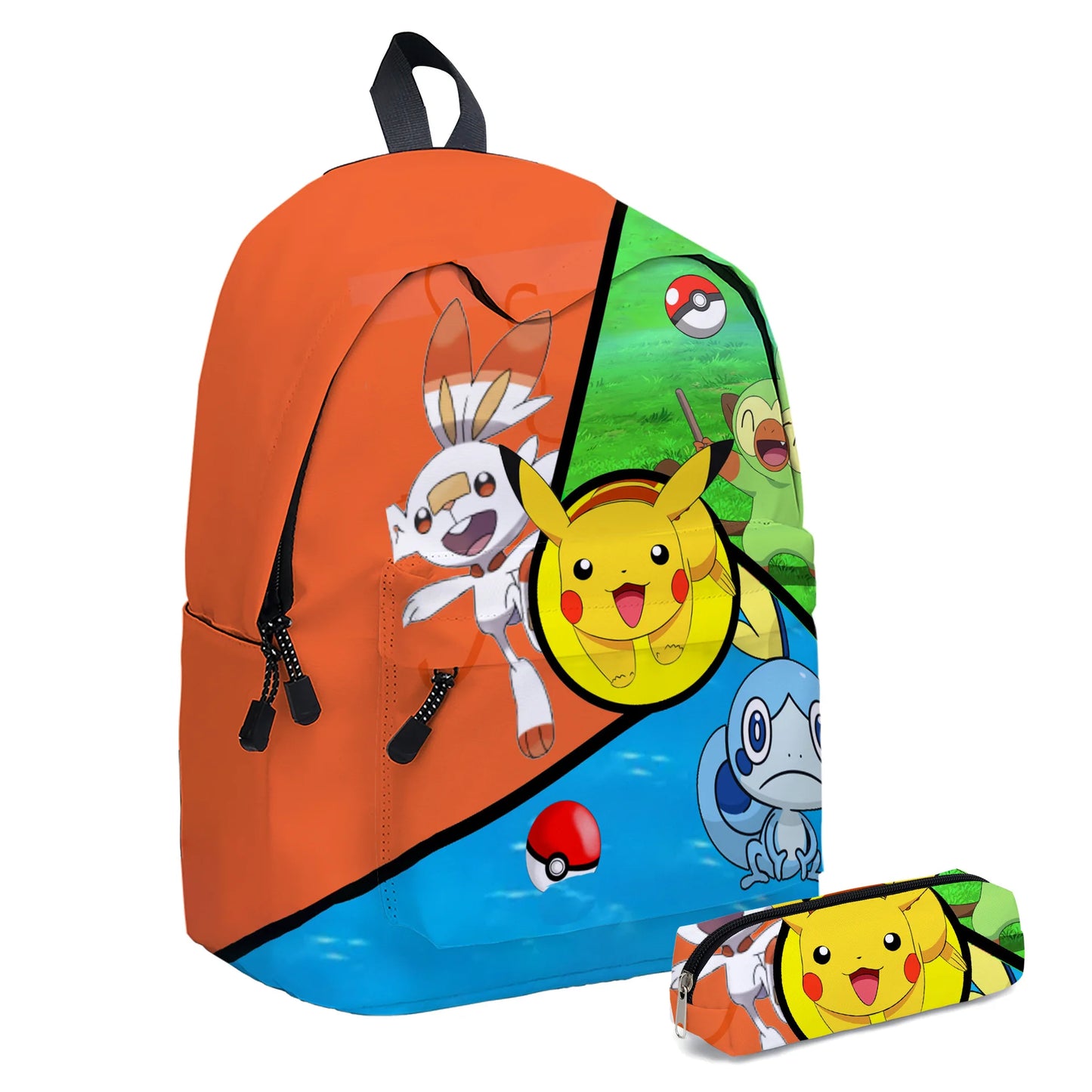 pokemon, pikachu, cartoon, elementary and middle school students' schoolbags, children's backpacks  anime  anime figure