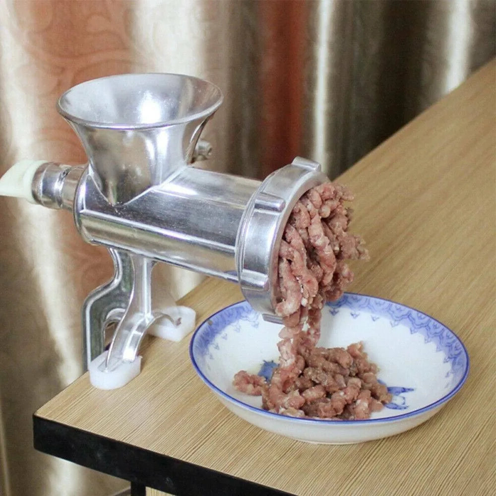 Adjustable Heavy Duty Meat Mincer Grinder Hand Operated Manual Kitchen Noodles Grinder Sausage Filler Fruit Beef Pasta Maker