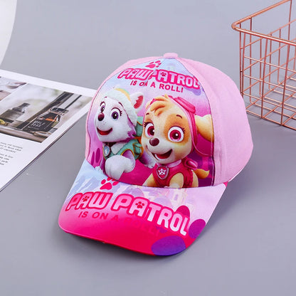 Disney New Anime Frozen Minnie Mouse Kids Brand Hat Boy Girl Travel Caps Spiderman Mickey Baby Caps Figure Gift Toys 3-8Y