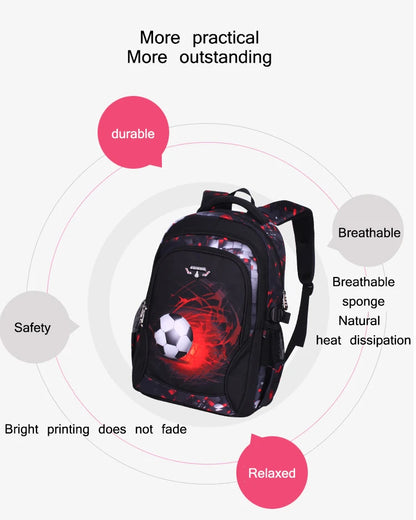 Basketball Back Pack School Bags for Teenagers Boys Kids Bags Children Anime Backpack Boy for Primary School Children's Backpack