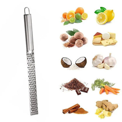 Stainless Steel 12 Inch Lemon Zester Grater Multifunctional Cheese Grater Chocolate Grinder Fruit Garlic Tool Kitchen Gadgets