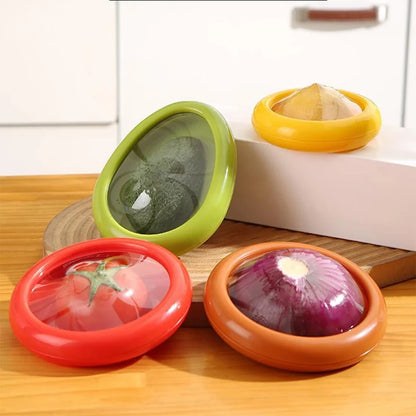 Fruit Vegetable Fresh-keeping Cover Avocado Food Storage Box Fruit Preservation Seal Cover Kitchen Gadgets Kitchen Accessories