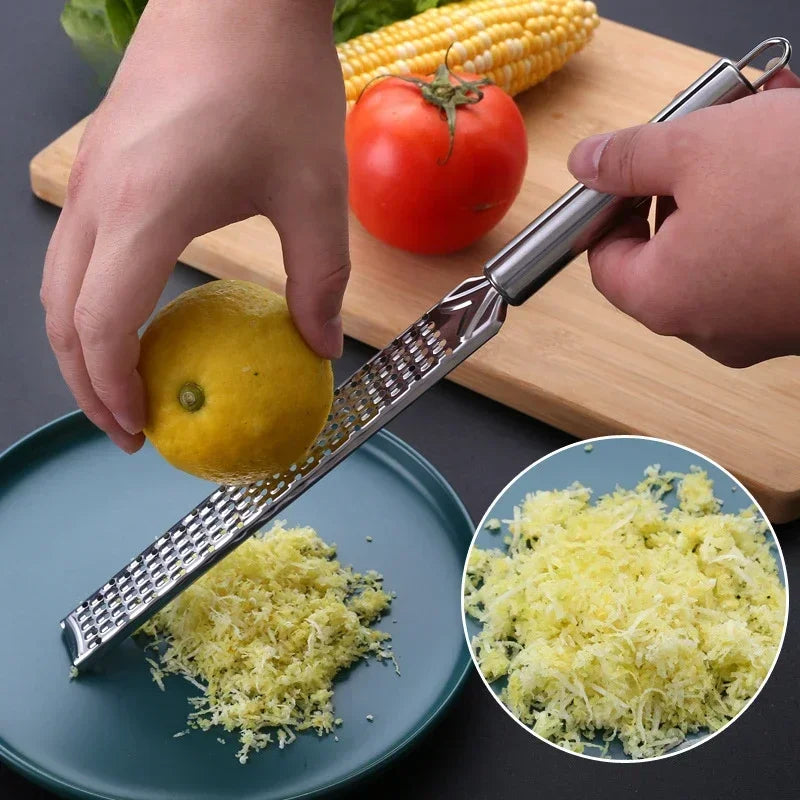 Stainless Steel 12 Inch Lemon Zester Grater Multifunctional Cheese Grater Chocolate Grinder Fruit Garlic Tool Kitchen Gadgets