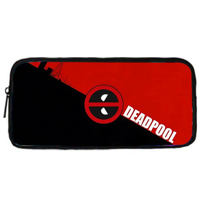 3Pcs Set Deadpools Heroes Child Backpacks Shoulder Bag Pencil Case Pupil Large Capacity School Bags for Boys Girls Best Gift