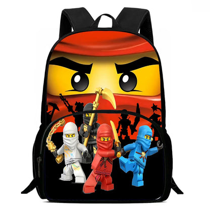 Cartoon Game N-ninjagos Kids Backpacks Boy Girls Student Birthday Gift Child School Bags Large Capacity Camping Durable Rucksack