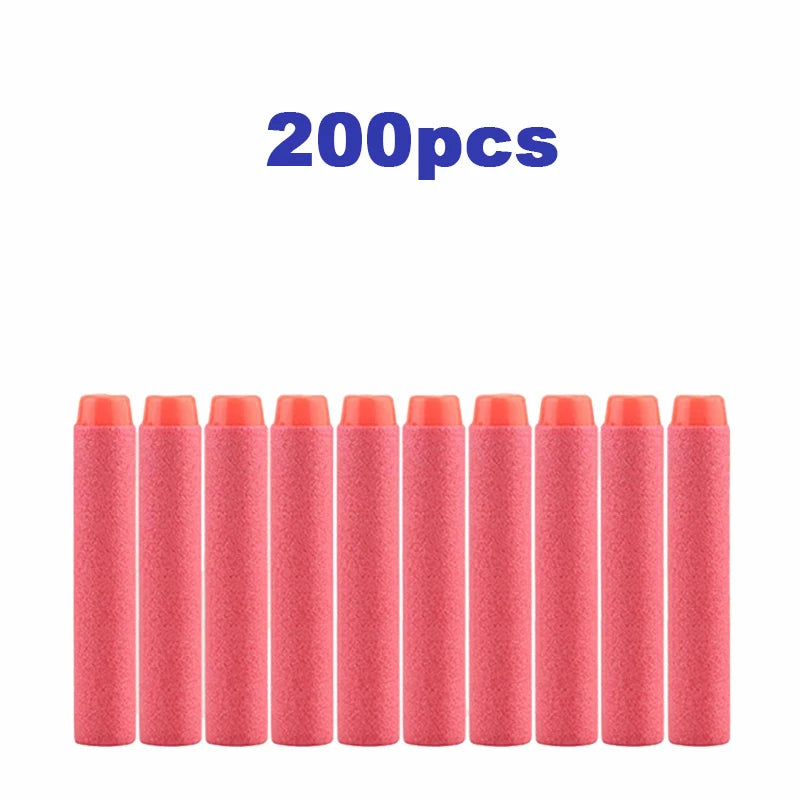 Refill Darts Bullets EVA Soft Hollow Hole Head Bullet Guns Accessories For Nerfs N-strike Elite Series Blasters Toys For Kids