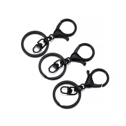 5pcs/lot Key Ring 30mm Keychain Long 70mm Lobster Clasp Key Hook Keyrings For Jewelry Making Finding DIY Key Chains Accessories