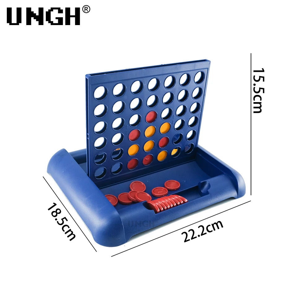 UNGH Four In A Row Bingo Chess Connect Classic Family Board Game Toys Fun Educational Toy for Kids Children Entertainment Game