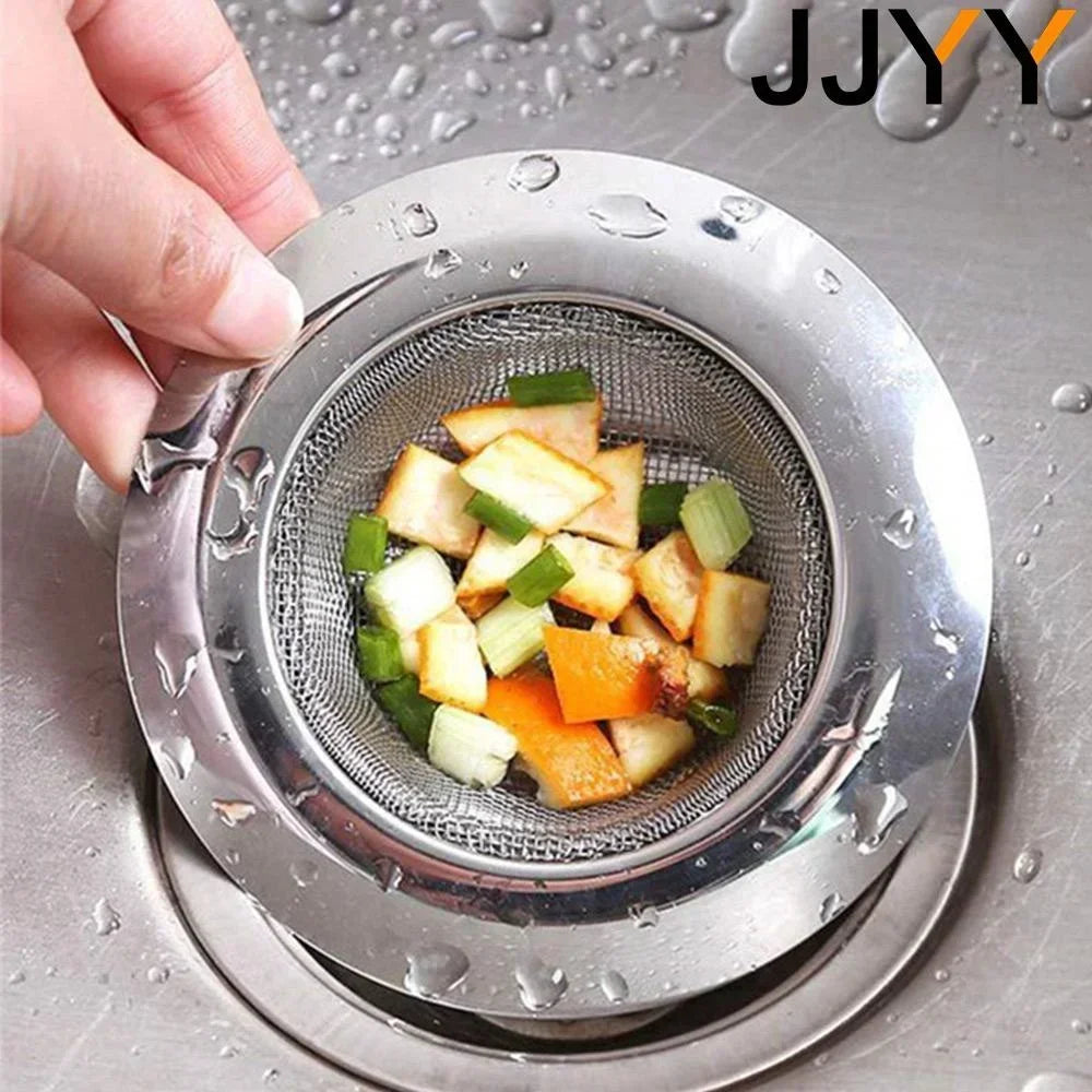 JJYY Stainless Steel Sink Strainer Washbasin Strainer Washbasin Hair Strainer Sewer Floor Drain Kitchen Accessories