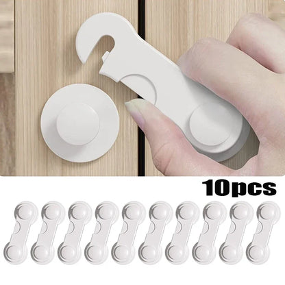 10/6/3pcs Children Security Protector Baby Care Multi-function Child Baby Safety Lock Cupboard Cabinet Door Drawer Safety Locks