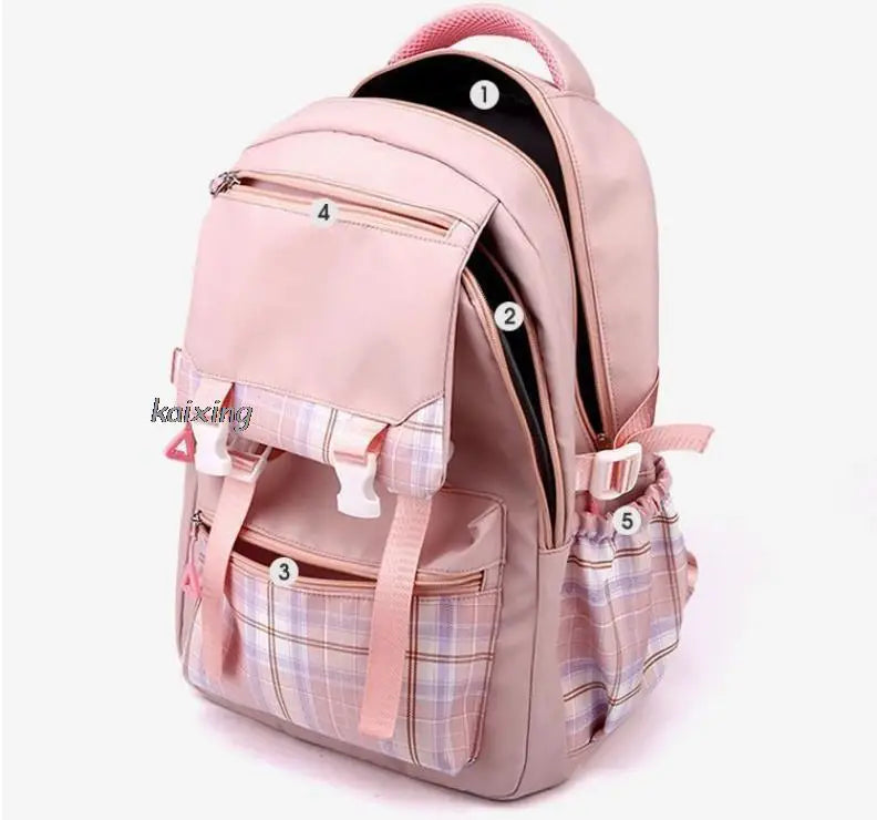 Hot Cute Cat Academy Style School Backpack Children School Bag Girls Daypack Kids Bags Kawaii Waterproof Large Capacity Backpack