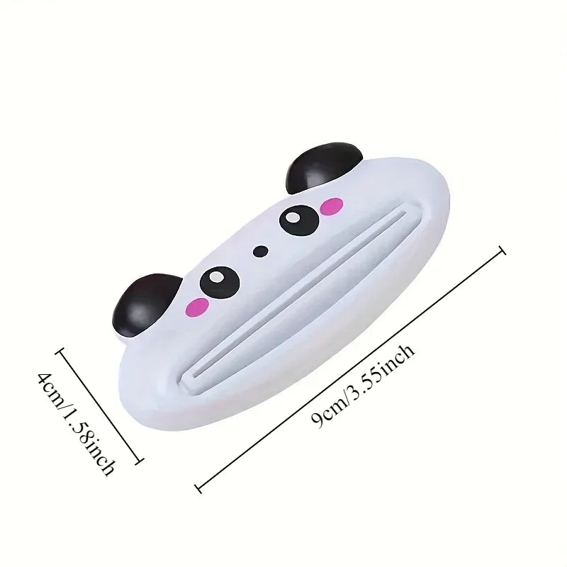 Cute Cartoon Rolling Toothpaste Squeezer Dispenser Facial Cleanser Clips Kid Toothpaste Holder Tube Saver Bathroom Accessories